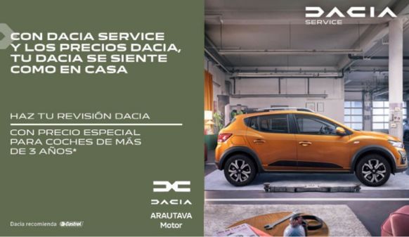 Campaña dacia 3 años